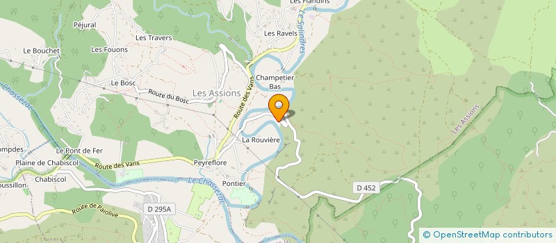 localisation de l'entreprise MADAME SYLVIA SCHLEPUETZ  LES ASSIONS