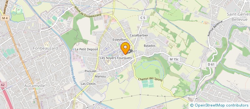 localisation de l'entreprise MADAME SYLVIA SERVAT  LAUNAGUET