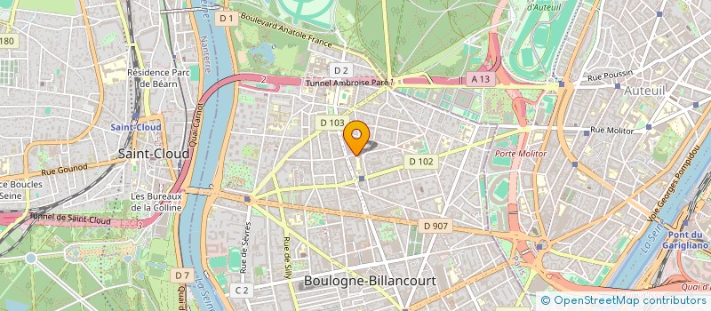 localisation de l'entreprise MADAME SYLVIA SLOVE à BOULOGNE-BILLANCOURT