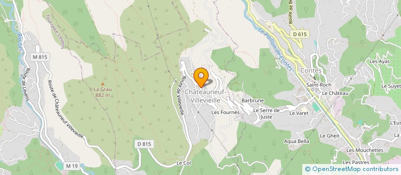 localisation de l'entreprise MADAME SYLVIA SPICA  CHATEAUNEUF-VILLEVIEILLE