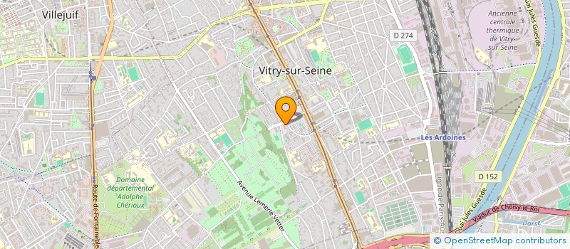 localisation de l'entreprise MADAME SYLVIA STEVANOVIC à VITRY-SUR-SEINE