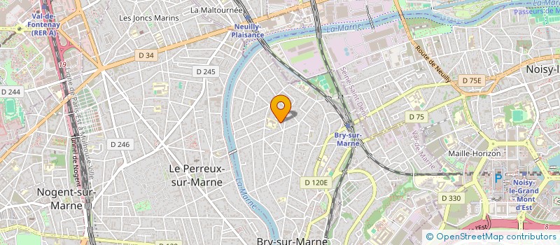 localisation de l'entreprise MADAME SYLVIA STOJANOVIC  BRY-SUR-MARNE