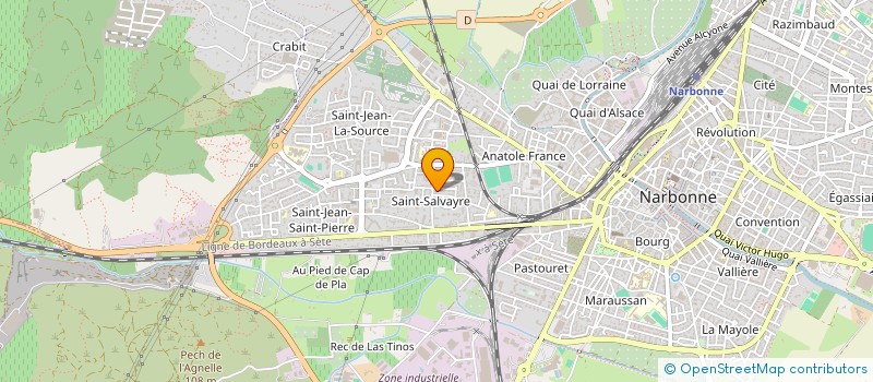 localisation de l'entreprise MADAME SYLVIA SUIRE  NARBONNE