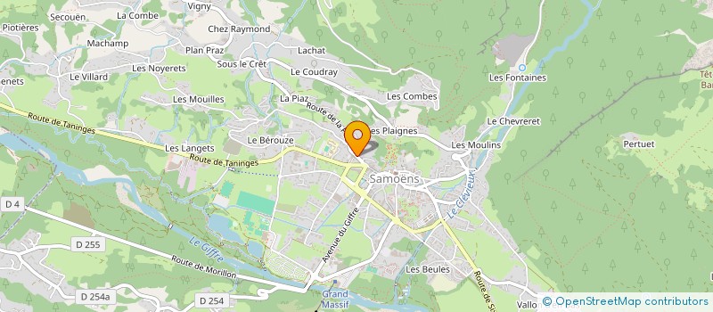 localisation de l'entreprise MADAME SYLVIA SURR  SAMOENS