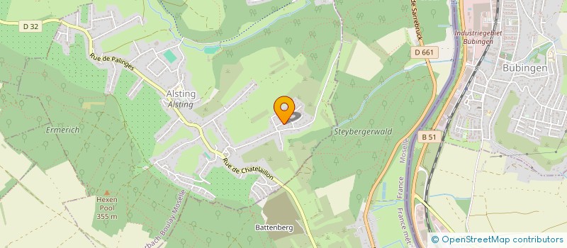 localisation de l'entreprise MADAME SYLVIA TSCHAUDER  ALSTING