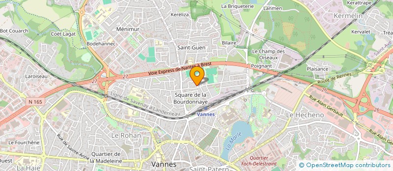 localisation de l'entreprise MADAME SYLVIA URBAIN à VANNES