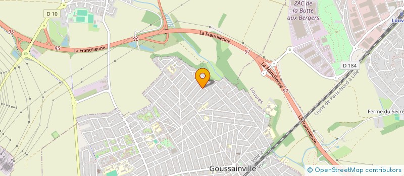 localisation de l'entreprise MADAME SYLVIA VIBLANC  GOUSSAINVILLE