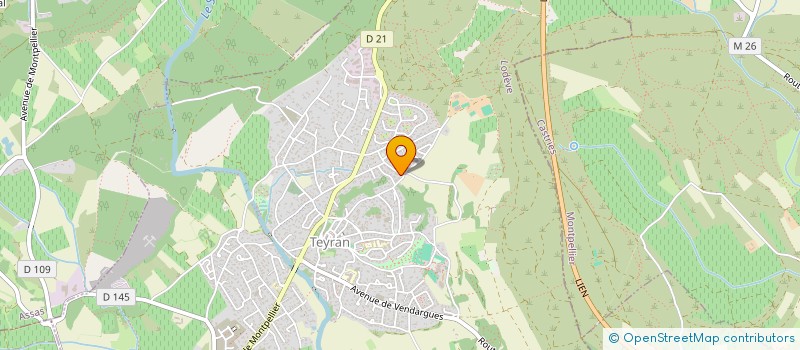 localisation de l'entreprise MADAME SYLVIA VRIJE  TEYRAN