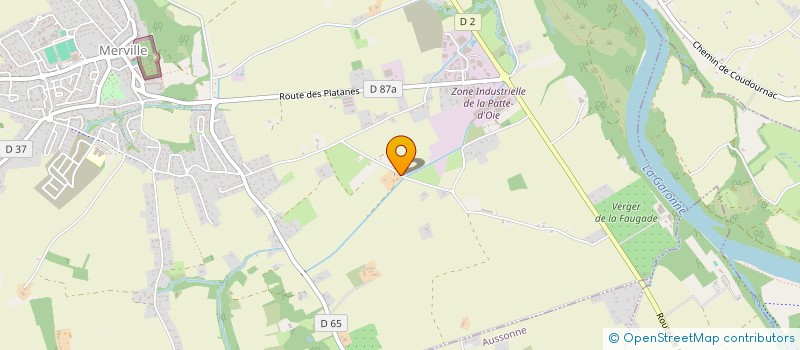 localisation de l'entreprise MADAME SYLVIA ZAPATA  MERVILLE