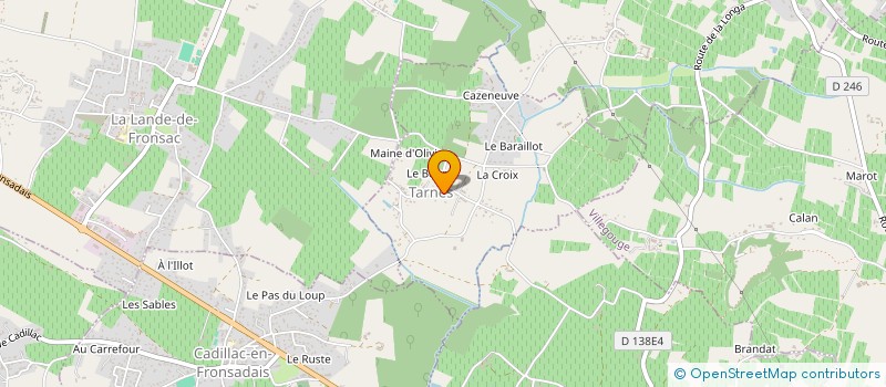 localisation de l'entreprise MADAME SYLVIA ZIMMERMANN  LA LANDE-DE-FRONSAC