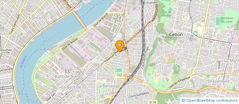 localisation de l'entreprise MADAME SYLVIANA GERMAIN  BORDEAUX