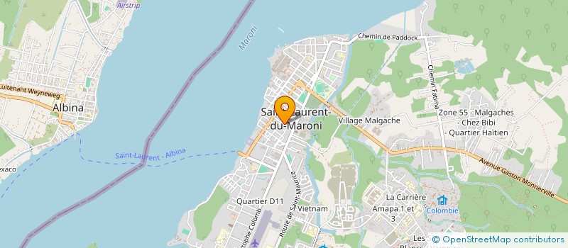 localisation de l'entreprise MADAME SYLVIANA GRANDISSON à SAINT-LAURENT-DU-MARONI
