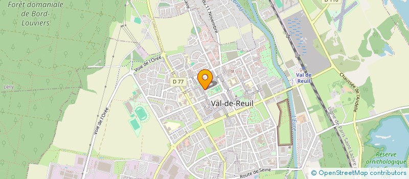 localisation de l'entreprise MADAME SYLVIANA RAMAMONJISOA  VAL-DE-REUIL