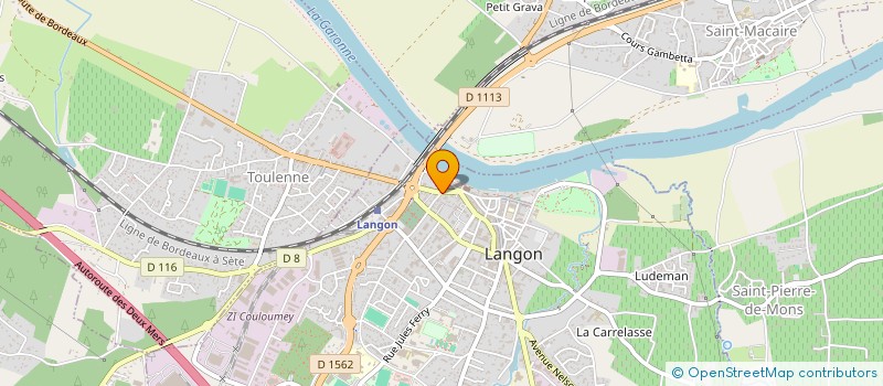 localisation de l'entreprise MADAME SYLVIANA RANDRIAMANANA à LANGON