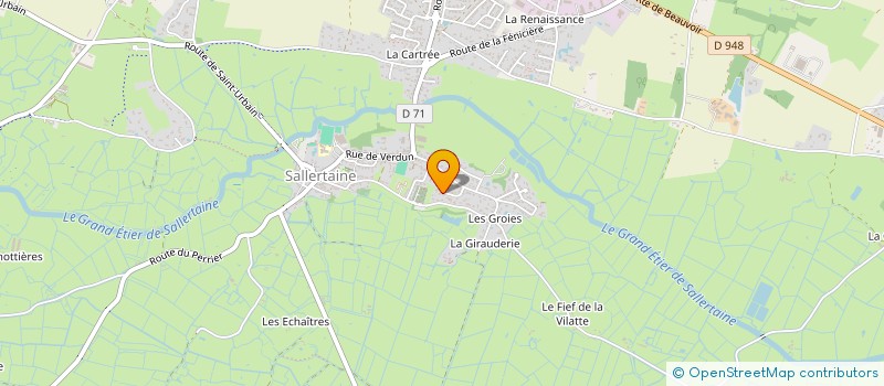 localisation de l'entreprise MADAME SYLVIANE ARCHAMBAUD à SALLERTAINE