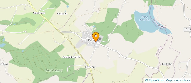 localisation de l'entreprise MADAME SYLVIANE AYME  BON REPOS SUR BLAVET