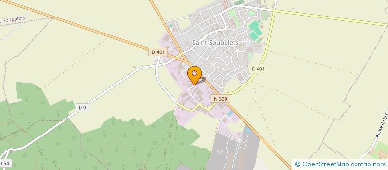 localisation de l'entreprise MADAME SYLVIANE BAGUET  SAINT-SOUPPLETS