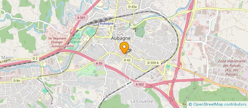 localisation de l'entreprise MADAME SYLVIANE BARBAFIERI à AUBAGNE