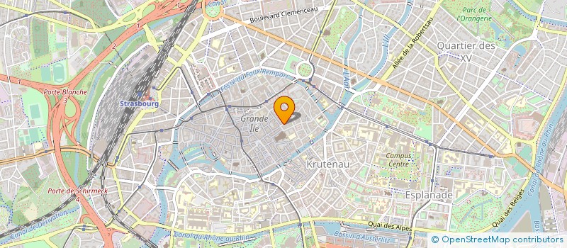 localisation de l'entreprise MADAME SYLVIANE BECKER à STRASBOURG