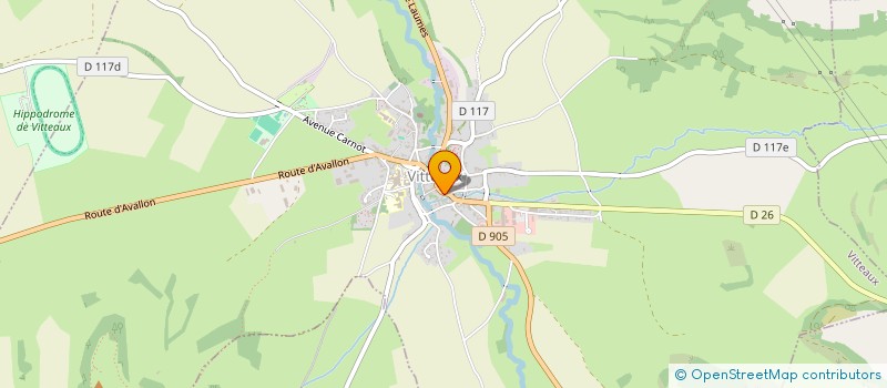 localisation de l'entreprise MADAME SYLVIANE BEELE  VITTEAUX