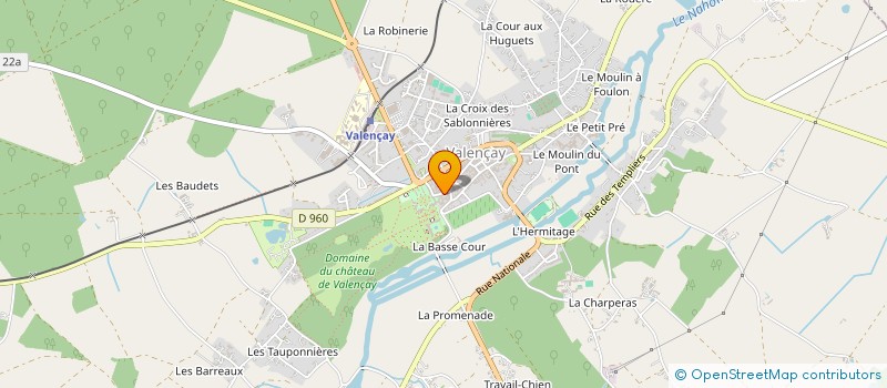 localisation de l'entreprise MADAME SYLVIANE BEGUIN à VALENCAY