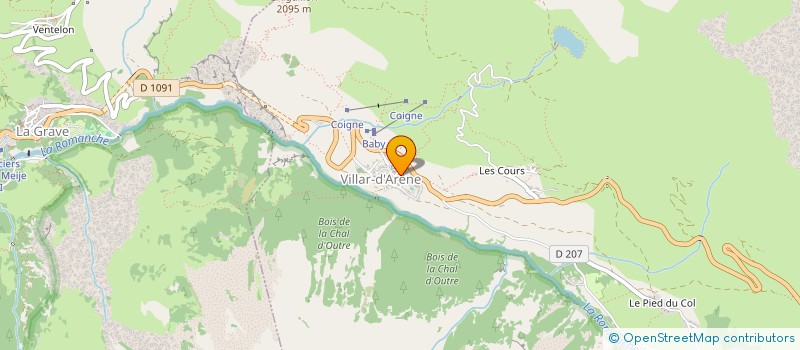 localisation de l'entreprise MADAME SYLVIANE BERTHET  VILLAR-D'ARENE