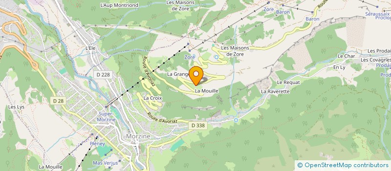 localisation de l'entreprise MADAME SYLVIANE BLAISE à MORZINE