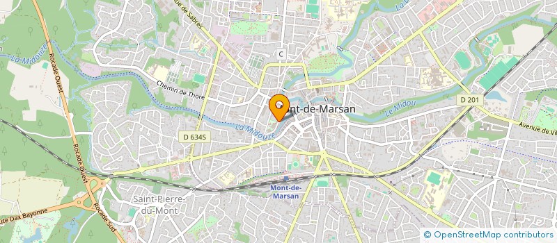 localisation de l'entreprise MADAME SYLVIANE BOITON  MONT-DE-MARSAN