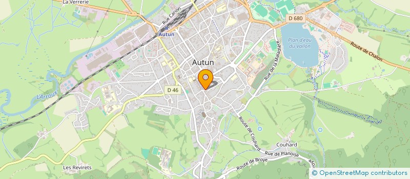 localisation de l'entreprise MADAME SYLVIANE BONDOUX  AUTUN