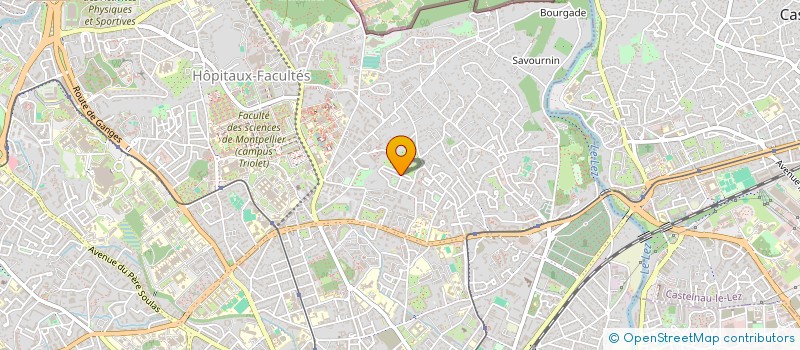 localisation de l'entreprise MADAME SYLVIANE BONNET à MONTPELLIER