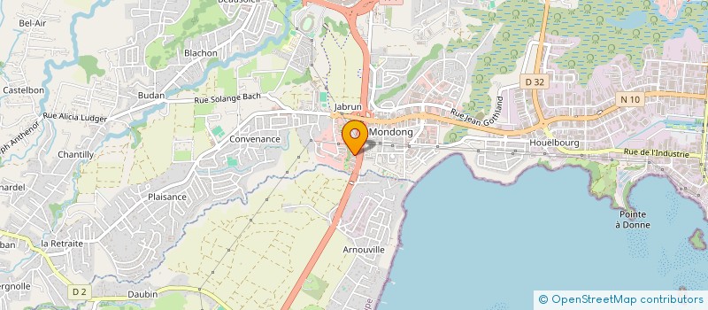 localisation de l'entreprise MADAME SYLVIANE BORDIN  BAIE MAHAULT