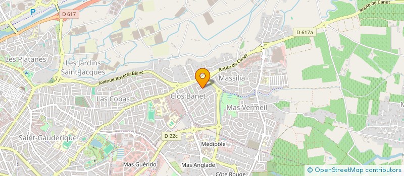 localisation de l'entreprise MADAME SYLVIANE BOUSQUET  PERPIGNAN