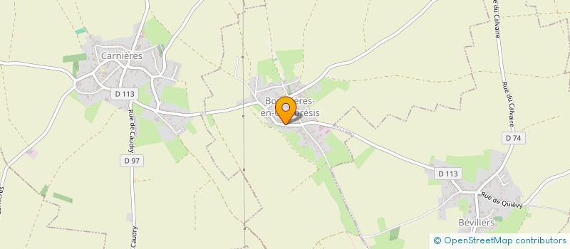 localisation de l'entreprise MADAME SYLVIANE BRICOUT à BOUSSIERES-EN-CAMBRESIS
