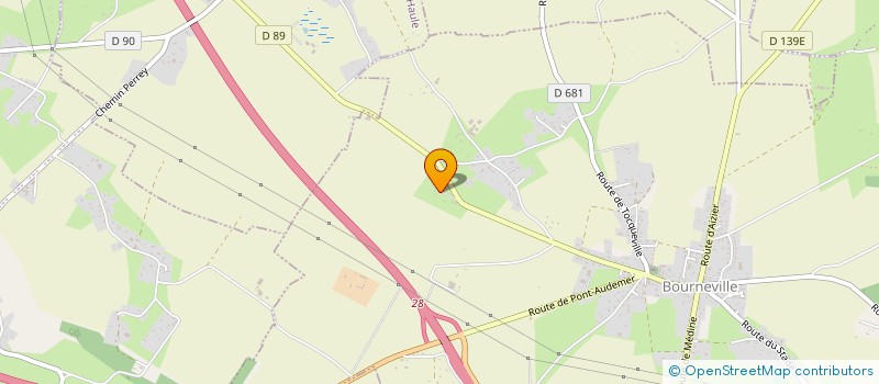 localisation de l'entreprise MADAME SYLVIANE CARPIER  BOURNEVILLE-SAINTE-CROIX