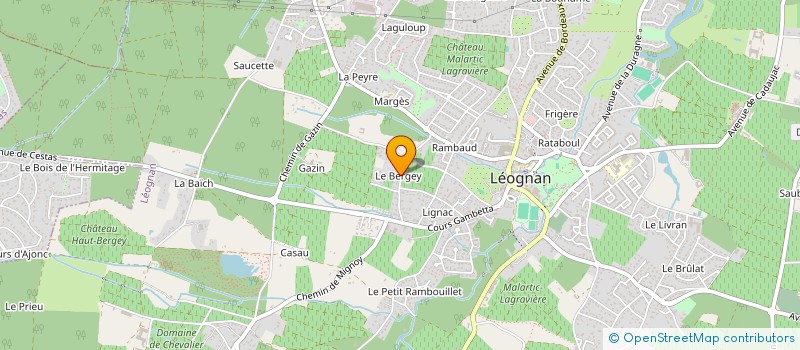 localisation de l'entreprise MADAME SYLVIANE CATHIARD à LEOGNAN