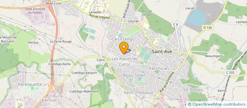 localisation de l'entreprise MADAME SYLVIANE CHAIGNEAU  SAINT-AVE