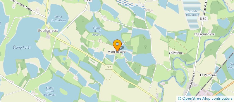 localisation de l'entreprise MADAME SYLVIANE CHAVAND  BOULIGNEUX