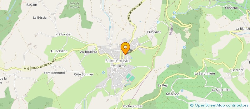 localisation de l'entreprise MADAME SYLVIANE CHAZAL  SAINT-CHRISTO-EN-JAREZ