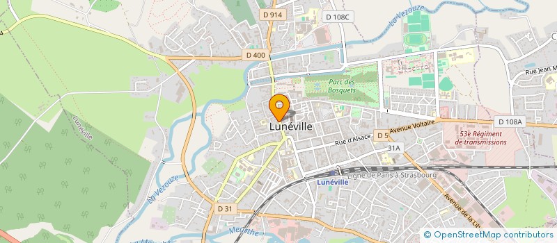 localisation de l'entreprise MADAME SYLVIANE CHOLAY  LUNEVILLE