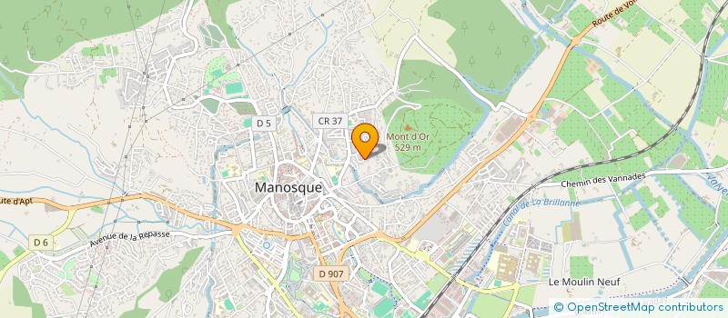 localisation de l'entreprise MADAME SYLVIANE CICCARELLI à MANOSQUE