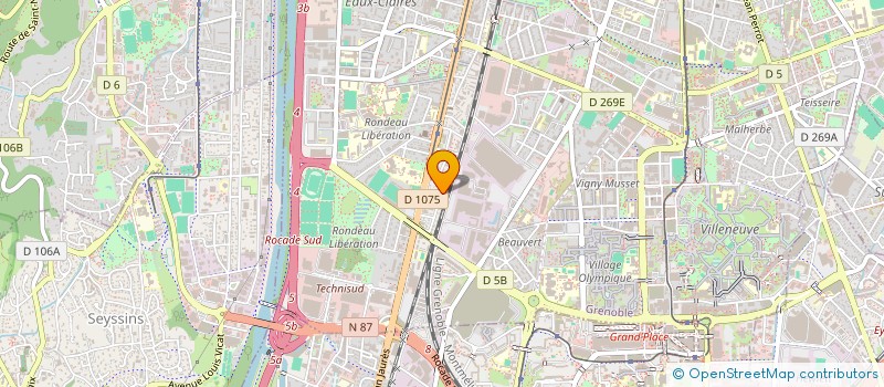 localisation de l'entreprise MADAME SYLVIANE CRANNEY à GRENOBLE