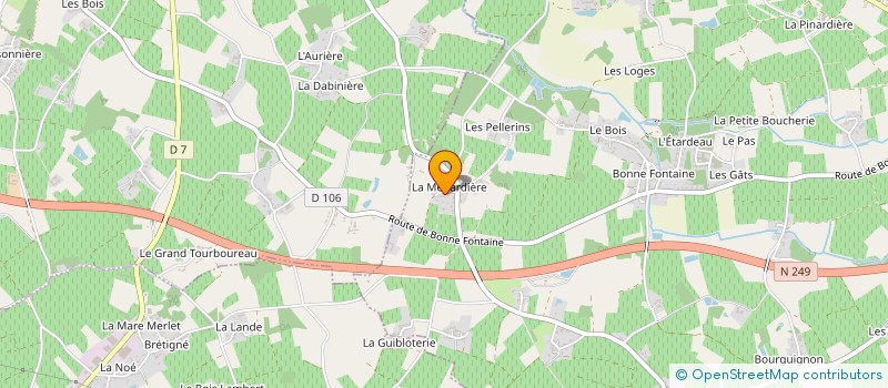 localisation de l'entreprise MADAME SYLVIANE CUSSONNEAU  VALLET