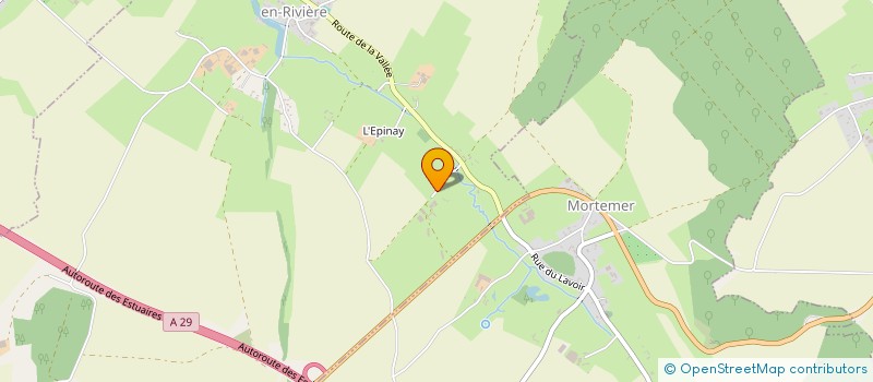 localisation de l'entreprise MADAME SYLVIANE DANDRE  SAINTE-BEUVE-EN-RIVIERE