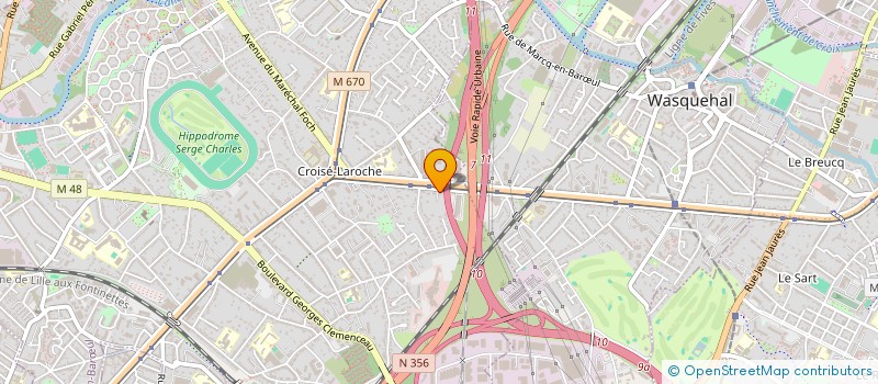 localisation de l'entreprise MADAME SYLVIANE DELAUNAY à MARCQ-EN-BARŒUL