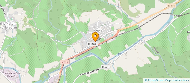 localisation de l'entreprise MADAME SYLVIANE DELVILLE  CEPIE