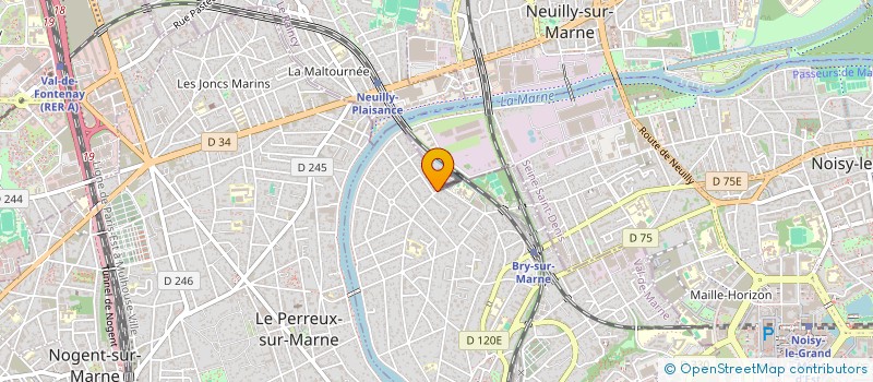 localisation de l'entreprise MADAME SYLVIANE DEROUAULT à BRY-SUR-MARNE
