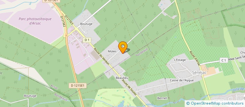 localisation de l'entreprise MADAME SYLVIANE DESMOULINS  ARSAC