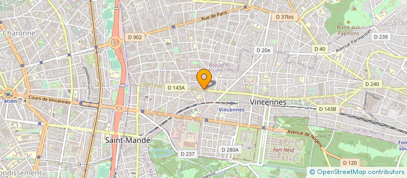 localisation de l'entreprise MADAME SYLVIANE DOINE à MONTREUIL