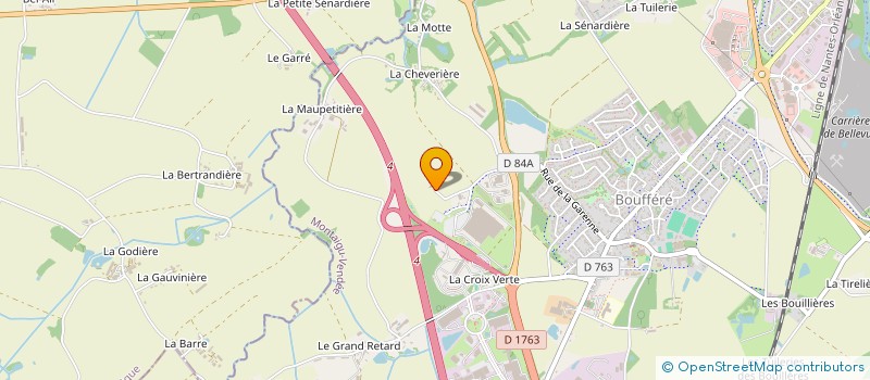 localisation de l'entreprise MADAME SYLVIANE DOUILLARD à MONTAIGU-VENDEE