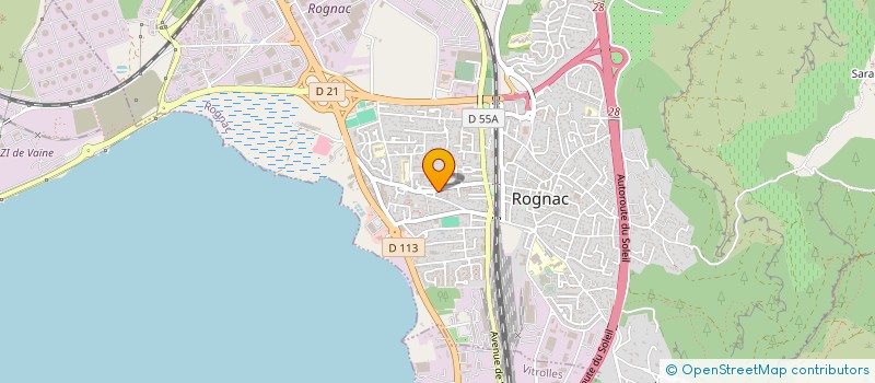 localisation de l'entreprise MADAME SYLVIANE DUCLOVEL  ROGNAC